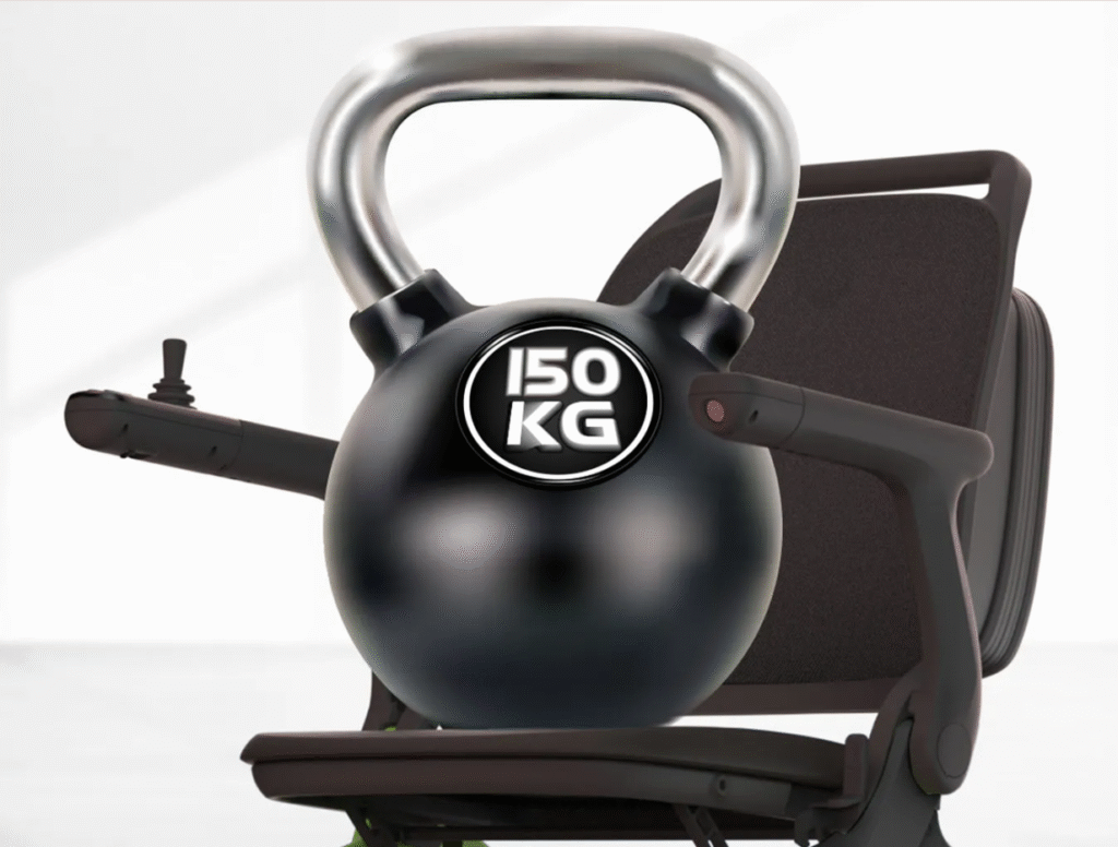 E80 CARBON utrzymuje aż do 150kg