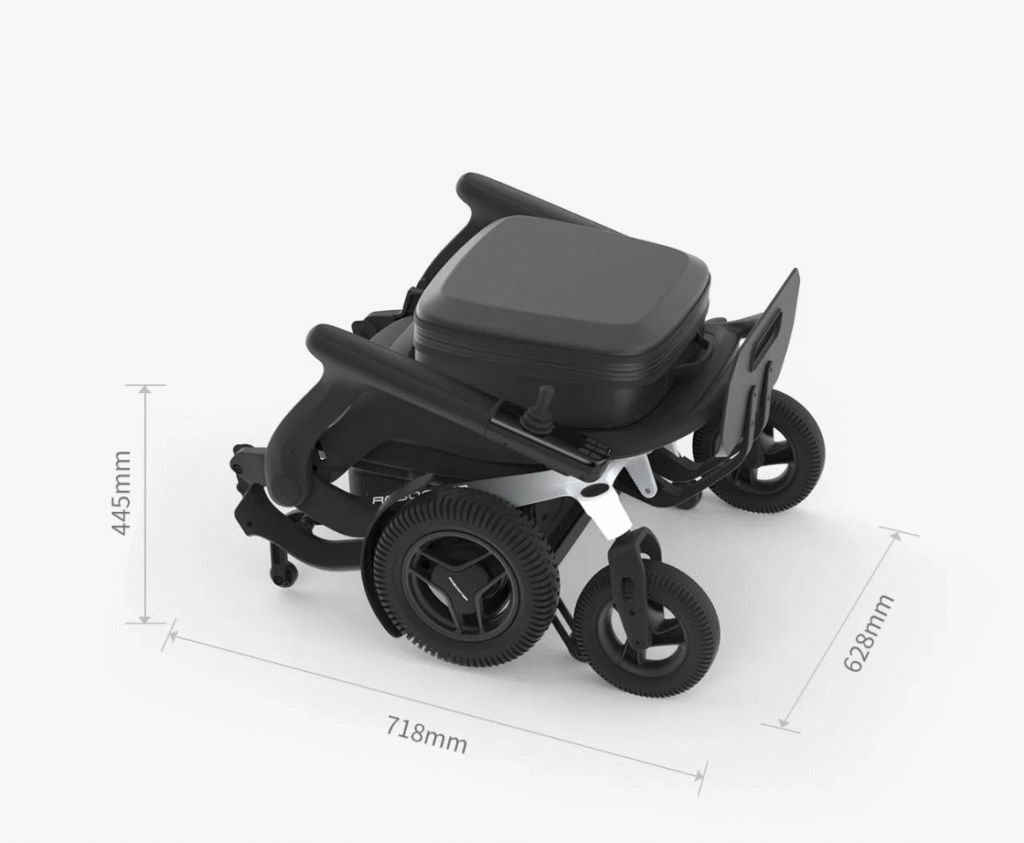 E80 CARBON wymiary wózek złożony