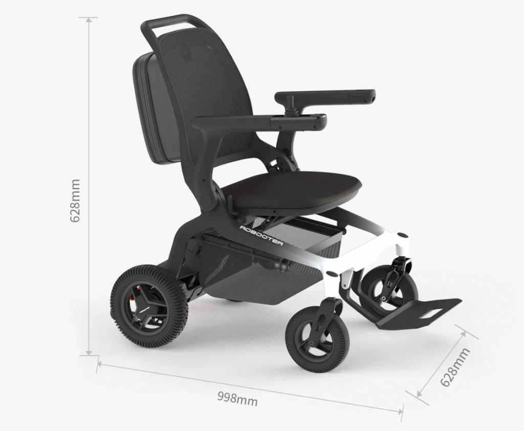 E80 CARBON wymiary wózek rozłożony